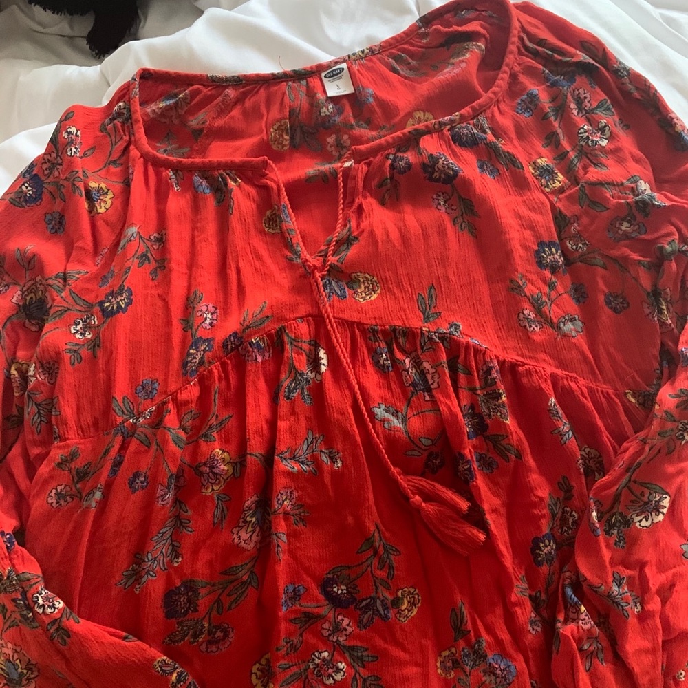 Flowy peasant blouse